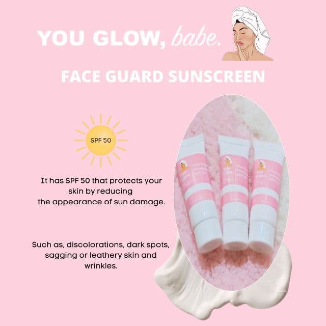 You glow, babe. Face Guard Sunscreen review photo by Deeeyyng