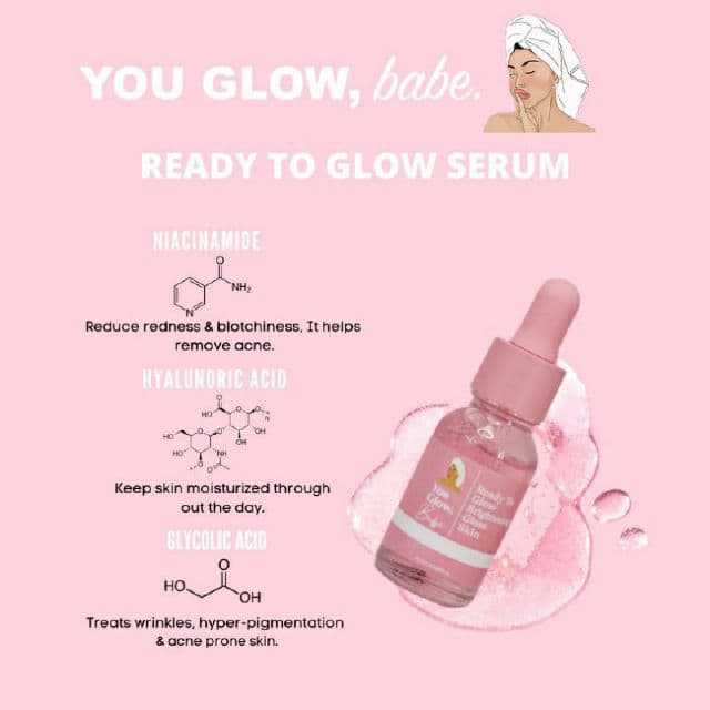 You glow, babe. Ready to Glow Serum review photo by Deeeyyng