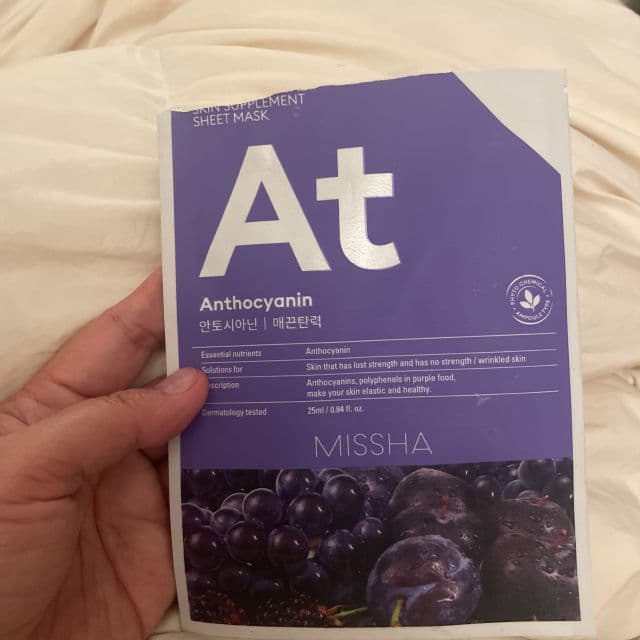 MISSHA Phytochemical Skin Supplement Sheet Mask review photo by EyeNez
