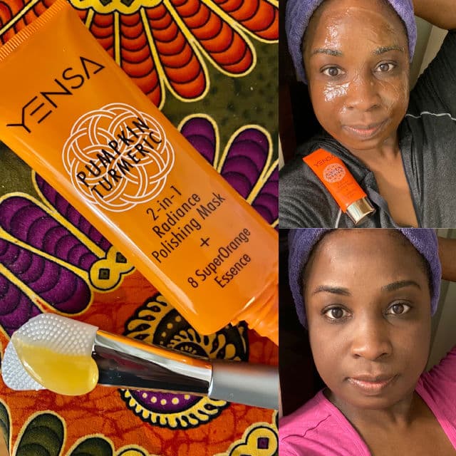 Yensa Pumpkin Turmeric 2-In-1 Radiance Polishing Mask review photo by Georgialion47