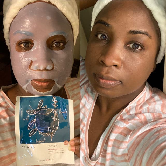 Mask Moments Calming Coconut Gel Sheet Mask review photo by Georgialion47