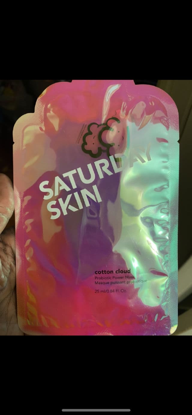 Saturday Skin Cotton Cloud Probiotic Power Mask review photo by Georgialion47