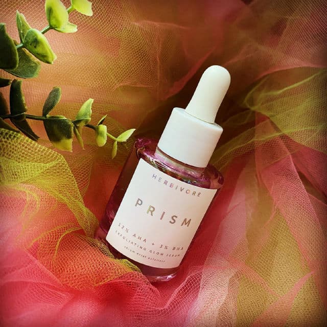Herbivore Botanicals Prism 12% AHA + 3% BHA Exfoliating Glow Serum review photo by Glowyforever