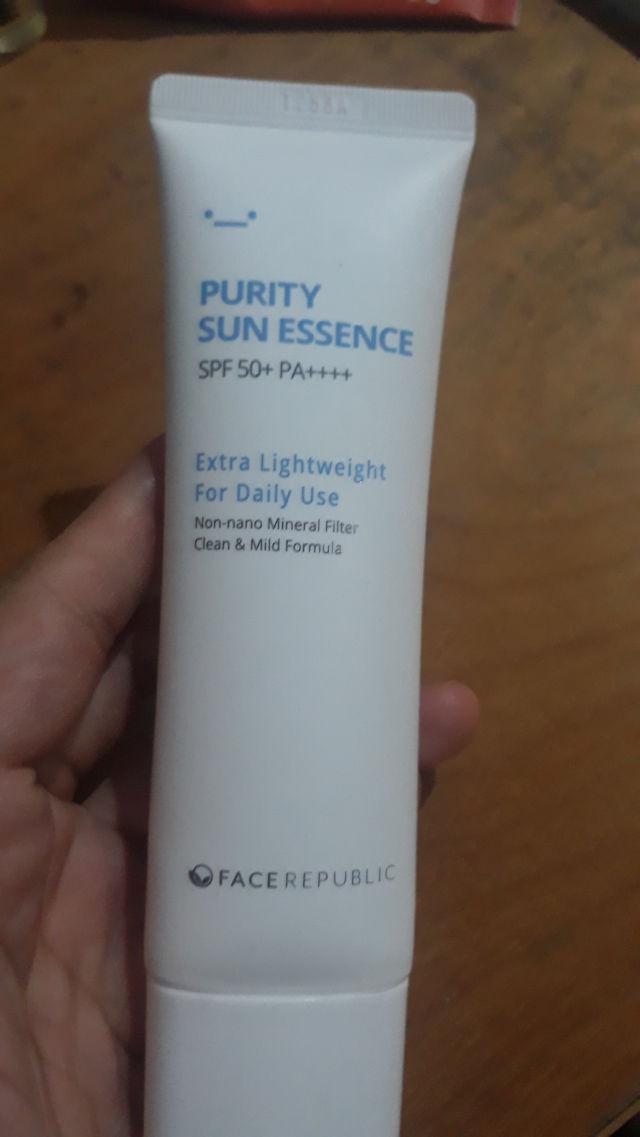 Purity Sun Essence SPF50+ PA++++ product review
