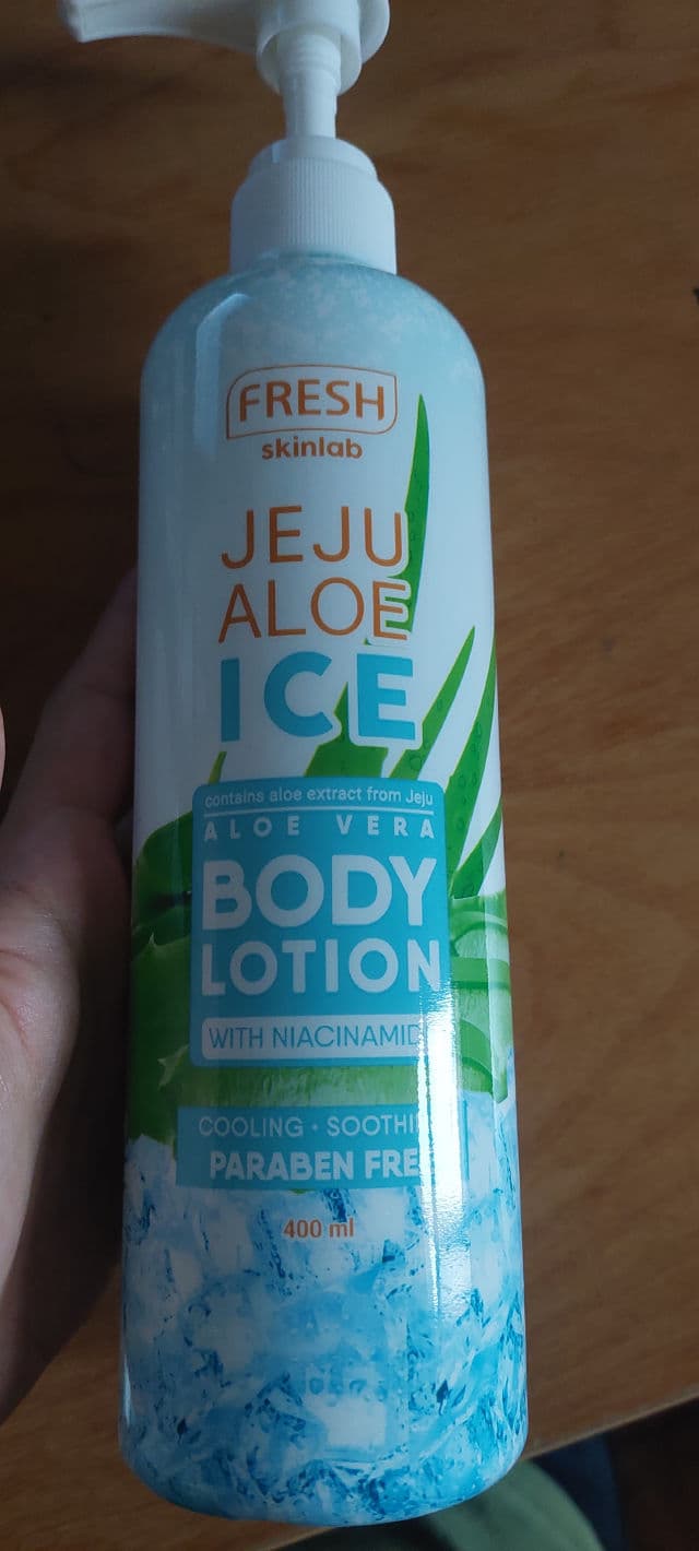 Fresh Skinlab Jeju Aloe Cooling and Soothing Ice Body Lotion with Niacinamide review photo by Gray17