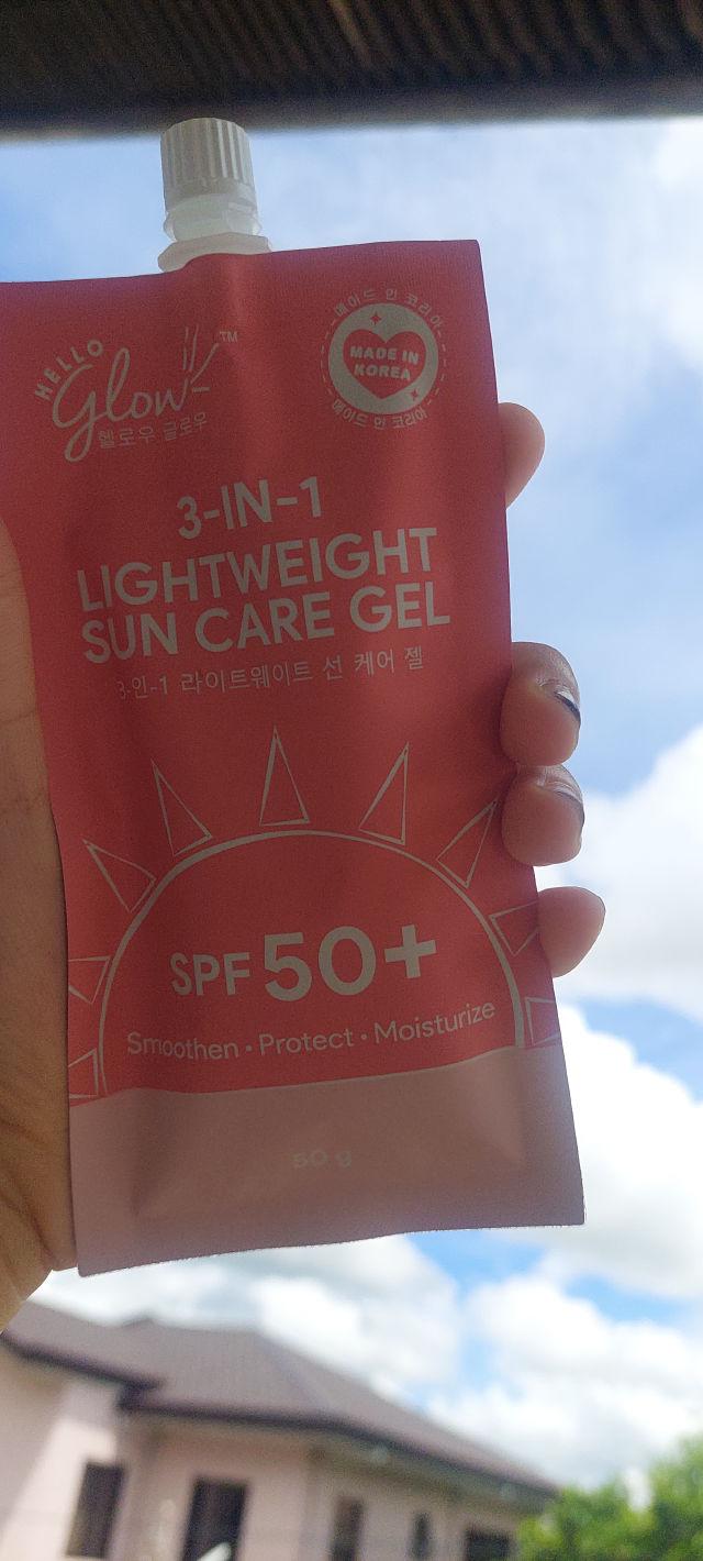 3-in-1 Lightweight Sun Care Gel SPF50+ product review
