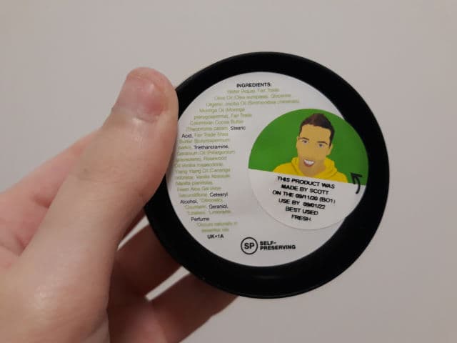 LUSH Charity Pot review photo by Hinarushi