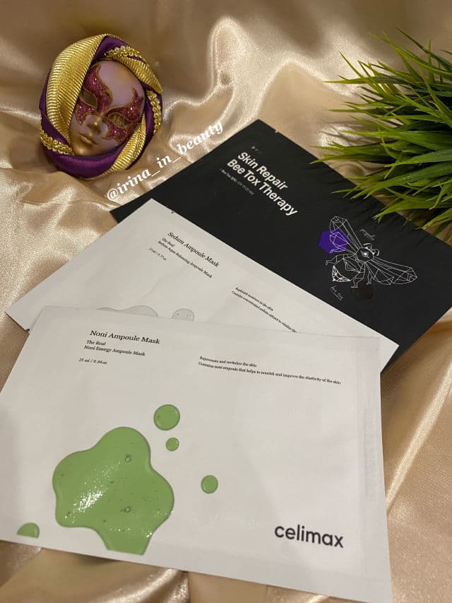CELIMAX Skin Repair Bee Tox Therapy Mask review photo by IrinaInBeauty