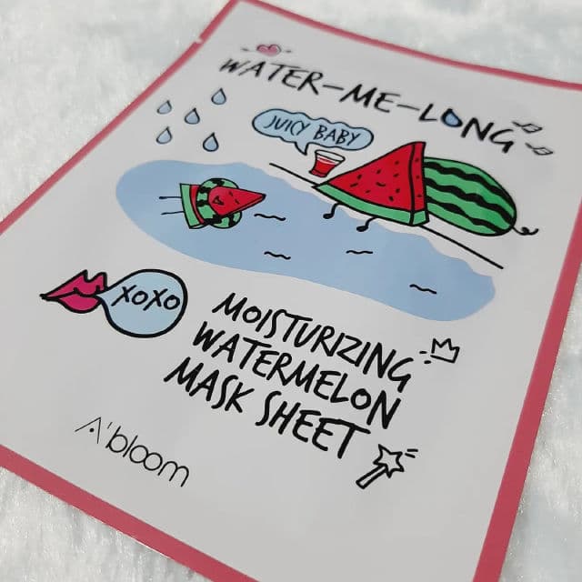 A'bloom Water-Me-Long Moisturizing Watermelon Mask review photo by IvyPedrozo