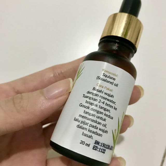 everpure Squalane Oil - 100% Organic Plant-Derived review photo by Janetliono
