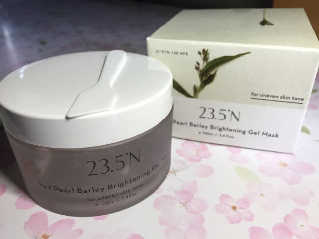 23.5°N Red Pearl Barley Whitening Gel Mask review photo by Jeasy