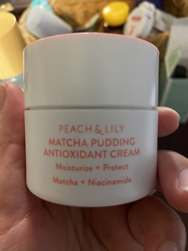 Peach & Lily Matcha Pudding Antioxidant Cream review photo by Justwantgoodskin