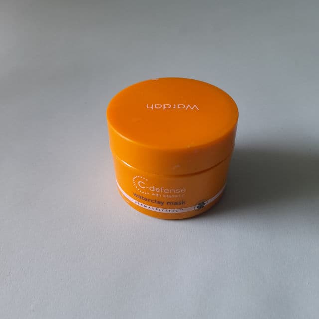 Wardah C-Defense Waterclay Mask review photo by Kusuma