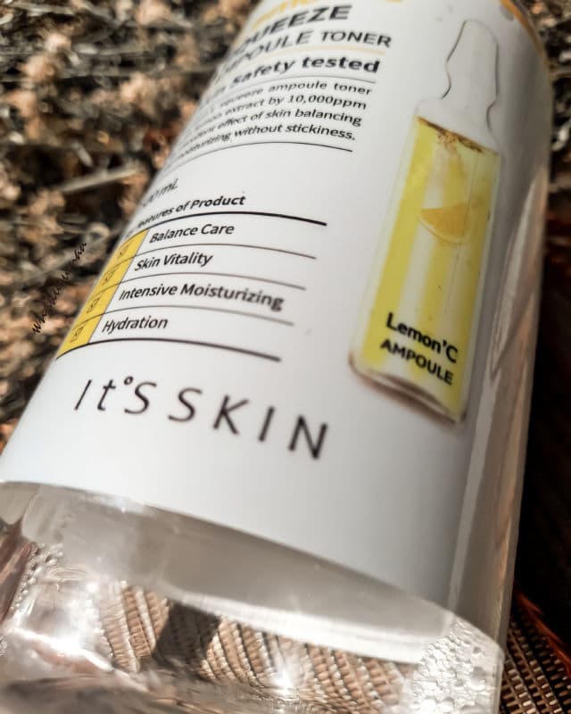 IT'S SKIN Lemon'C Squeeze Ampoule Toner review photo by Kusuma