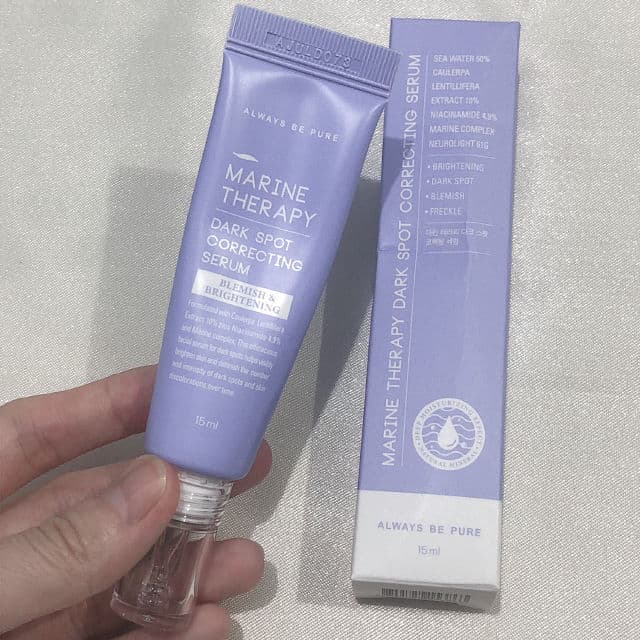 ALWAYS BE PURE Marine Therapy Dark Spot Correcting Serum review photo by Lisasumali
