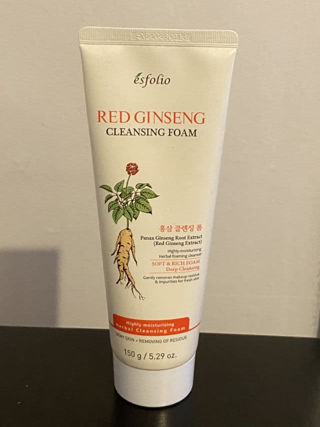 ESFOLIO Red Ginseng Cleansing Foam review photo by MariaMhddn