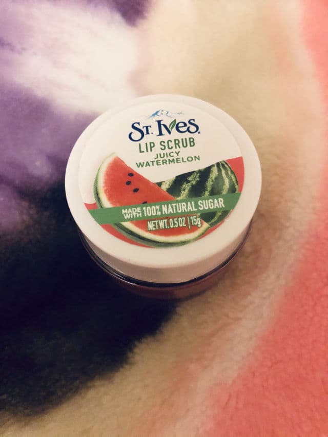 St. Ives Juicy Watermelon Lip Scrub review photo by NicolesFaves