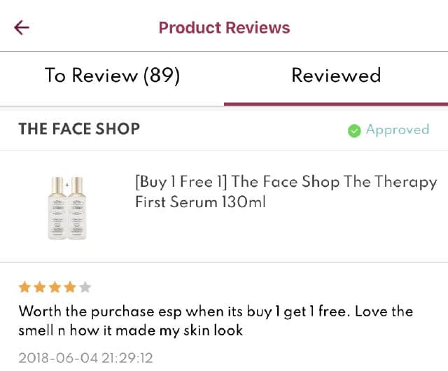 THE FACE SHOP The Therapy First Serum review photo by Nisakniza