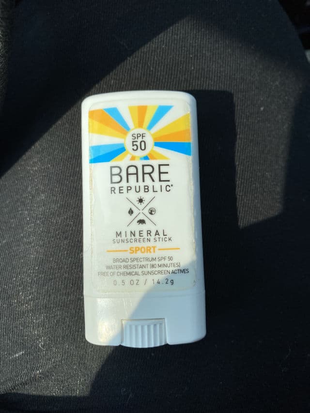 Bare Republic Mineral Sunscreen Face Stick SPF 50 - Vanilla Coco review photo by PandaBehr