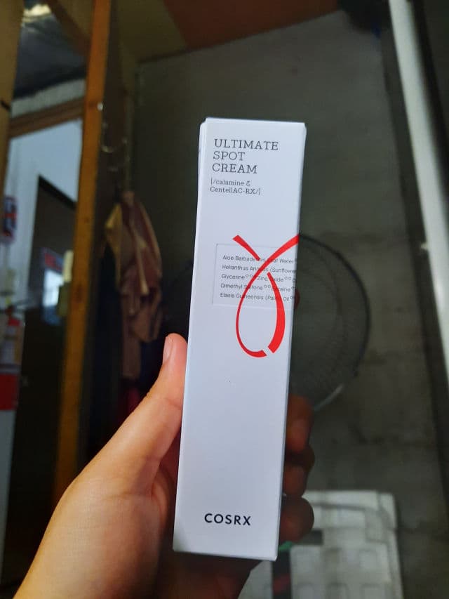 COSRX AC Collection Ultimate Spot Cream review photo by TheSkincareBunny
