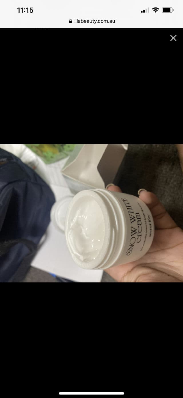SECRET KEY Snow White Cream review photo by Puzu