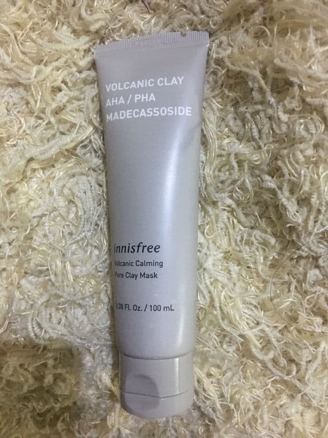 INNISFREE Volcanic Clay AHA/PHA Madecassoside - Volcanic Calming Pore Clay Mask review photo by Queenieselfcare