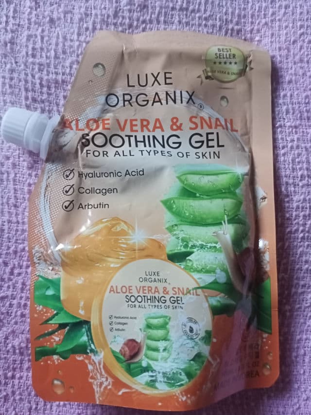 Luxe Organix Aloe Vera and Snail Soothing Gel review photo by Rooty