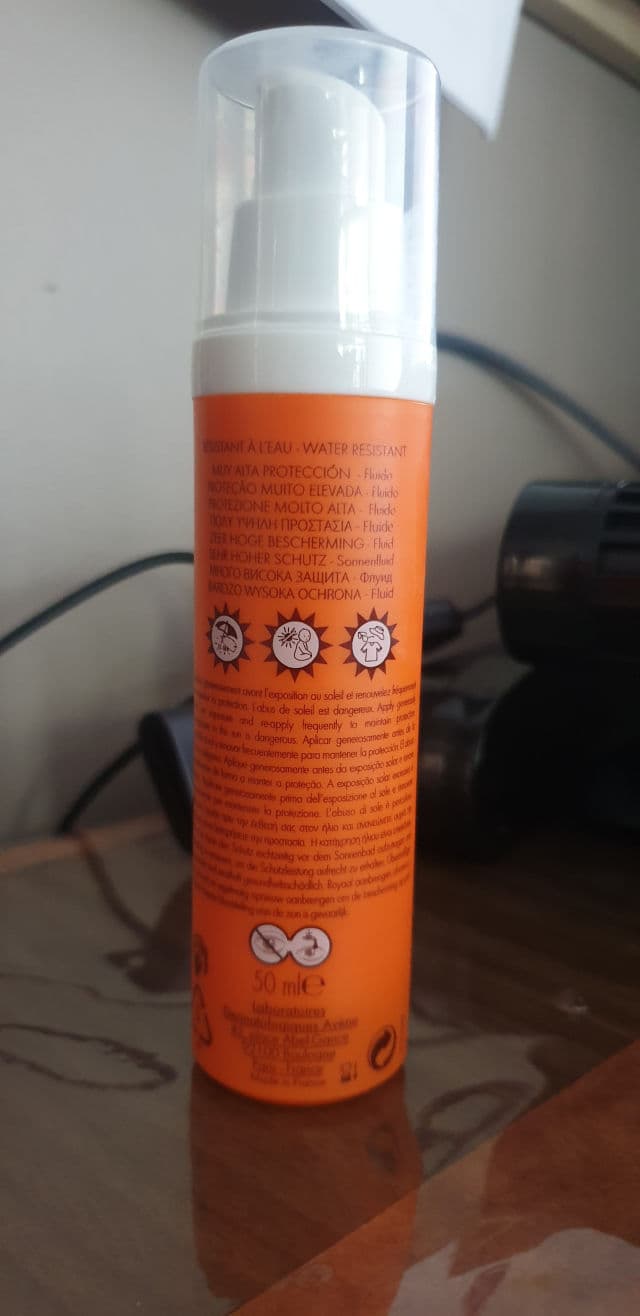 Avene Very High Protection Mineral Fluid SPF 50+ review photo by Rubee