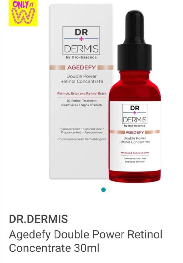 DR Dermis Agedefy Double Power Retinol Concentrate review photo by SURIHONEY