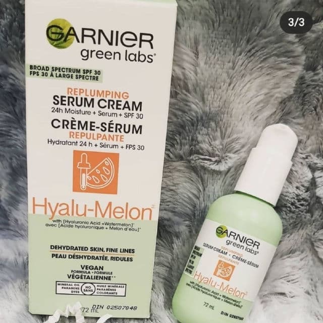 Garnier Green Labs Hyalu-Melon Replumping Serum Cream SPF 30 review photo by Sarah123