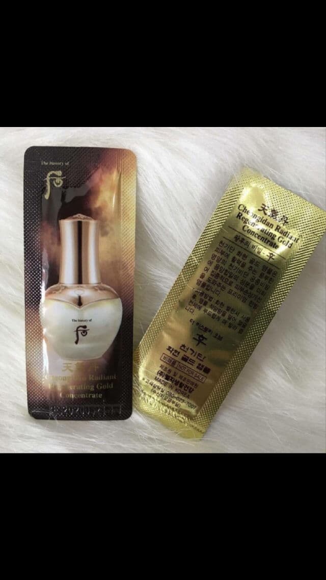 The History of Whoo Cheongidan Radiant Regenerating Gold Concentrate review photo by SesameUnni