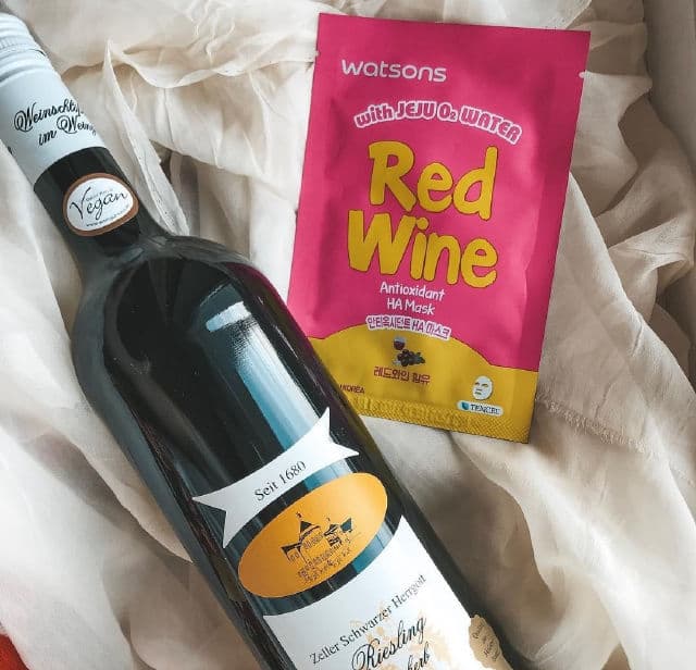 Watsons Love My Glow Red Wine Antioxidant HA Mask review photo by SiAnastasia