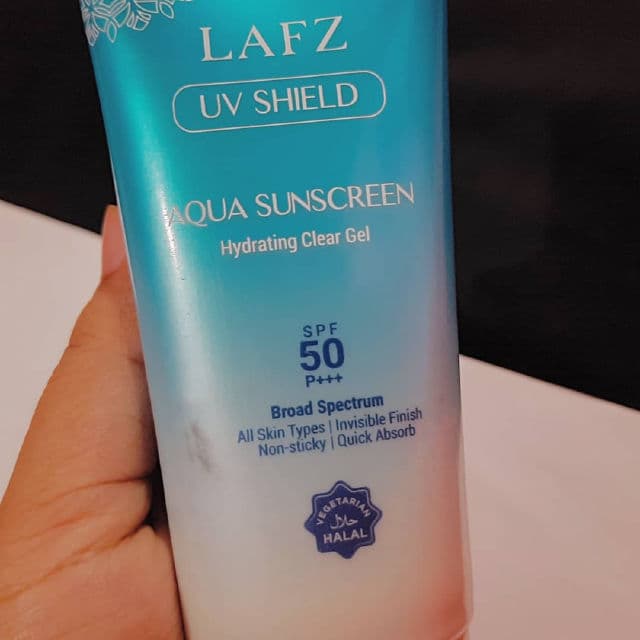 LAFZ Aqua Sunscreen SPF 50 PA+++ review photo by Tanzinaamy