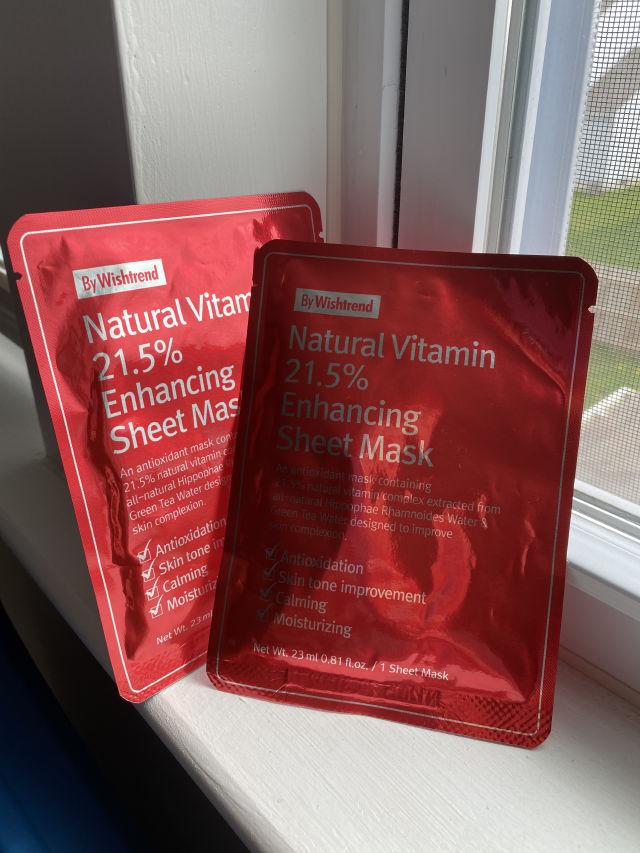Natural Vitamin 21.5% Enhancing Sheet Mask product review