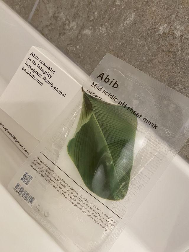 Mild Acidic pH Sheet Mask Heartleaf Fit product review
