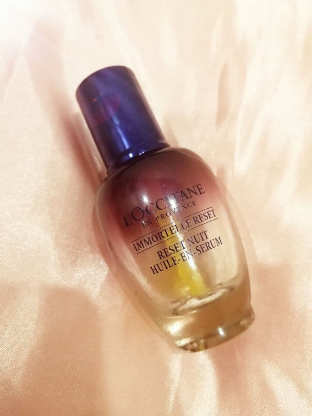 L'Occitane Immortelle Overnight Reset Serum review photo by Masktery