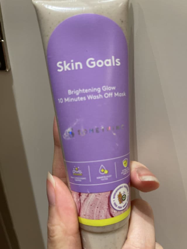 Somethinc Skin Goals Brightening Glow 10 Minutes Wash Off Mask review photo by alexandracgunawan