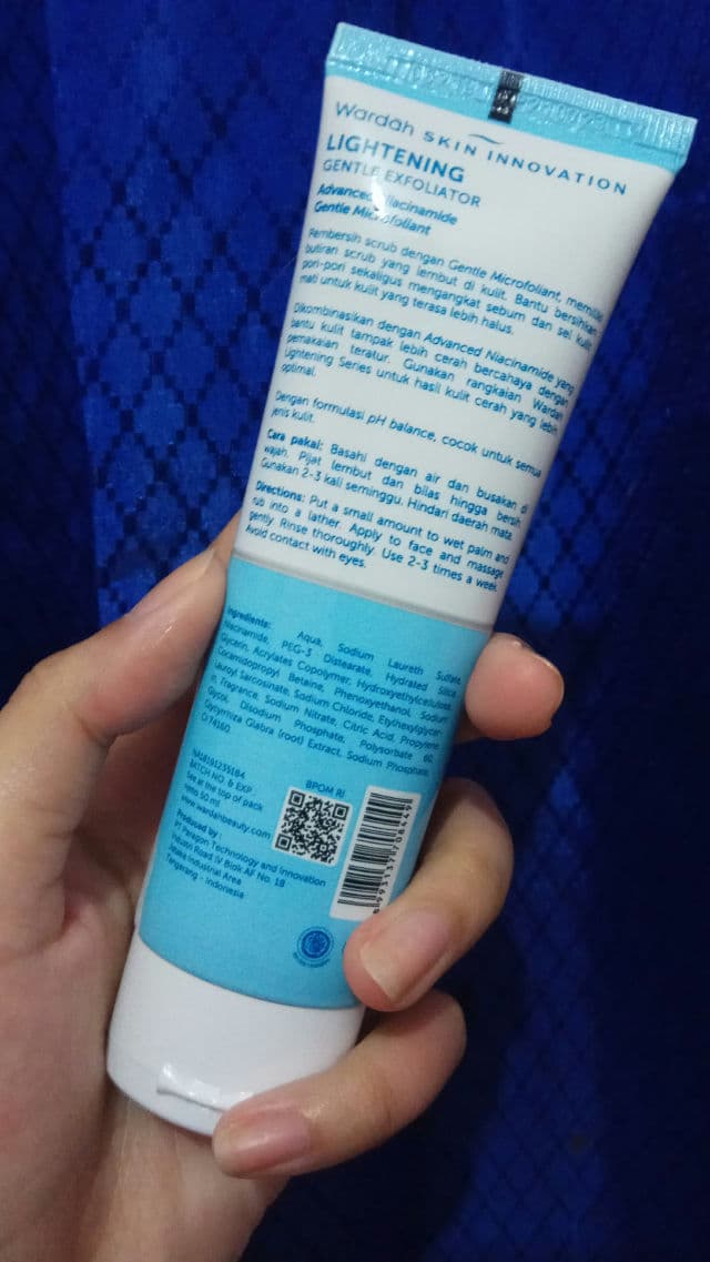 Wardah Lightening Gentle Exfoliator review photo by theprettyyouu