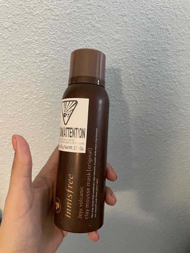 INNISFREE Jeju Volcanic Clay Mousse Mask EX review photo by alycia