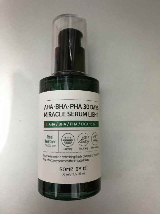 AHA BHA PHA 30 Days Miracle Serum Light product review