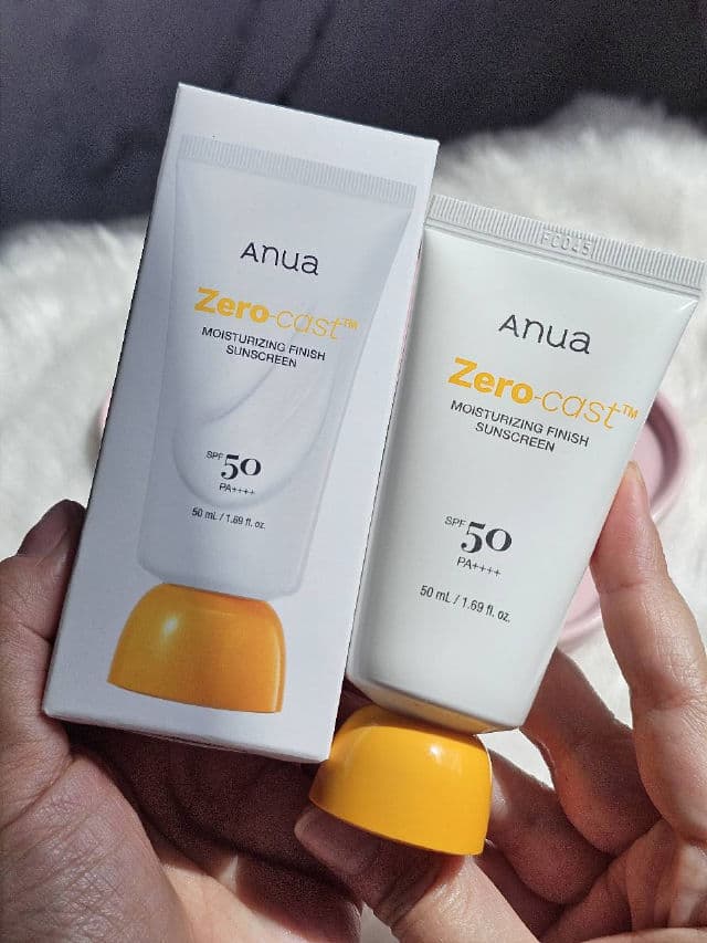 ANUA Zero-cast Moisturizing Finish Sunscreen SPF 50+ PA++++ review photo by Lidia78