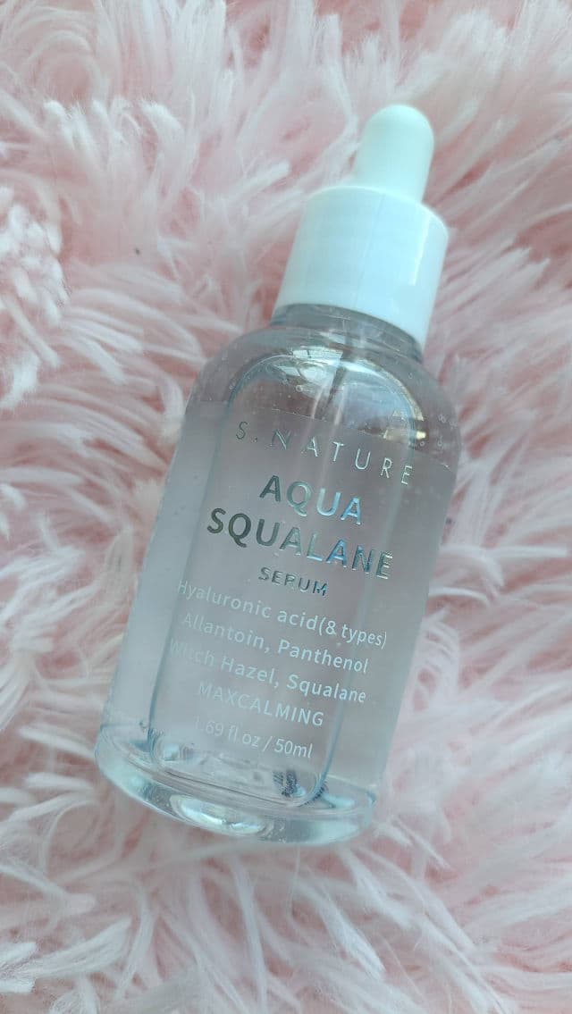 S.NATURE Aqua Squalane Serum review photo by Jamalia