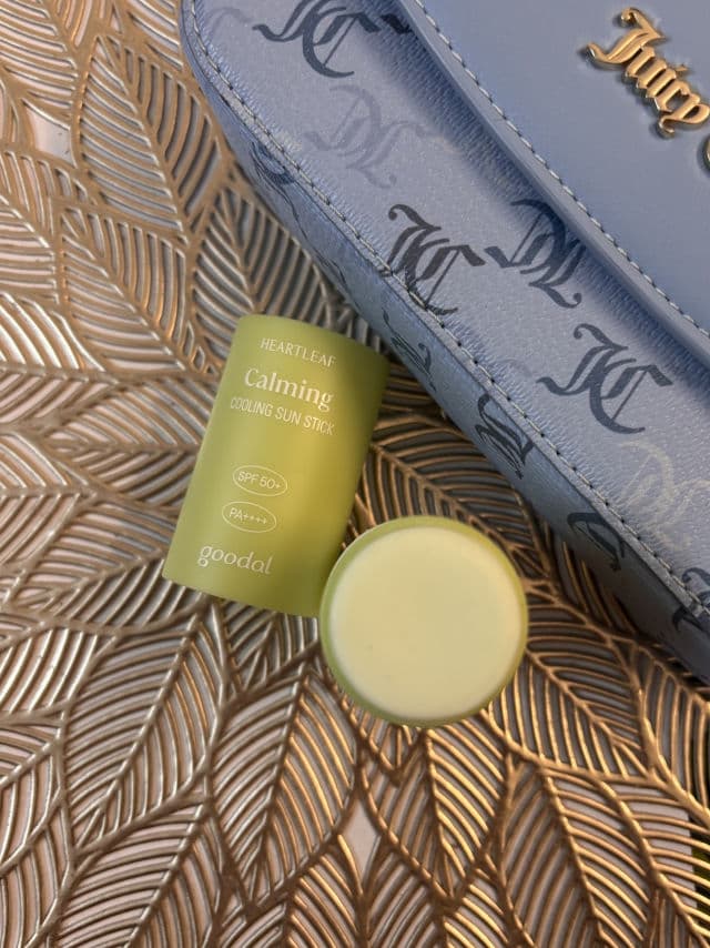 GOODAL Heartleaf Calming Cooling Sun Stick SPF50+ PA++++ review photo by Zoe20