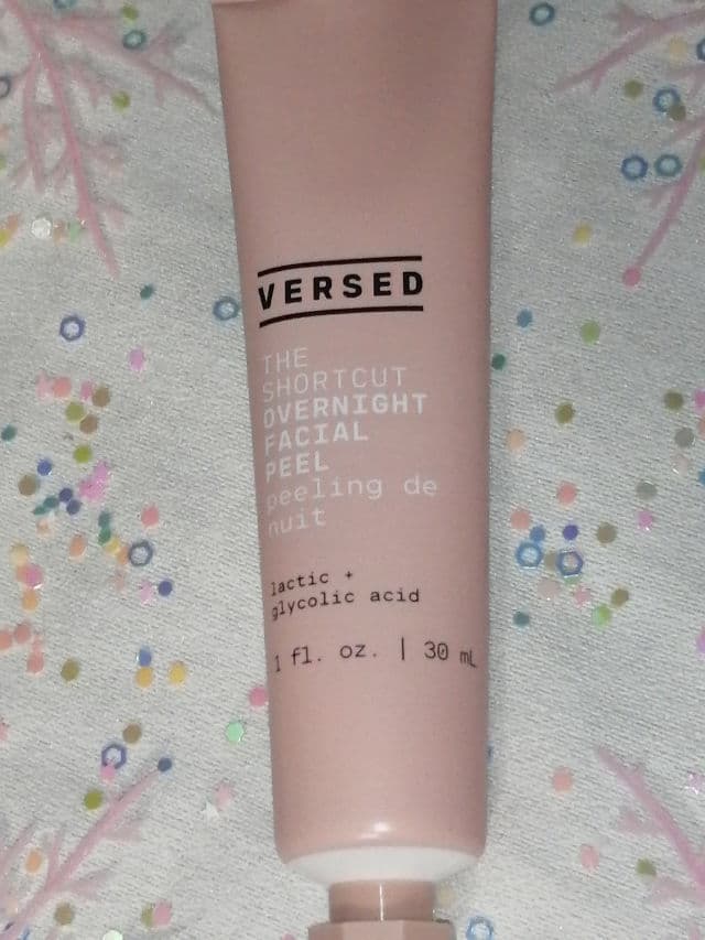 Versed The Shortcut Overnight Facial Peel review photo by beautywithdanni