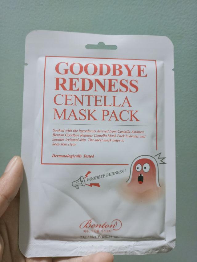 Goodbye Redness Centella Mask Pack product review