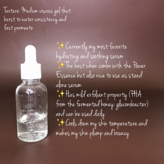 Roselle Skincare Essential Serum review photo by caramelskindiary