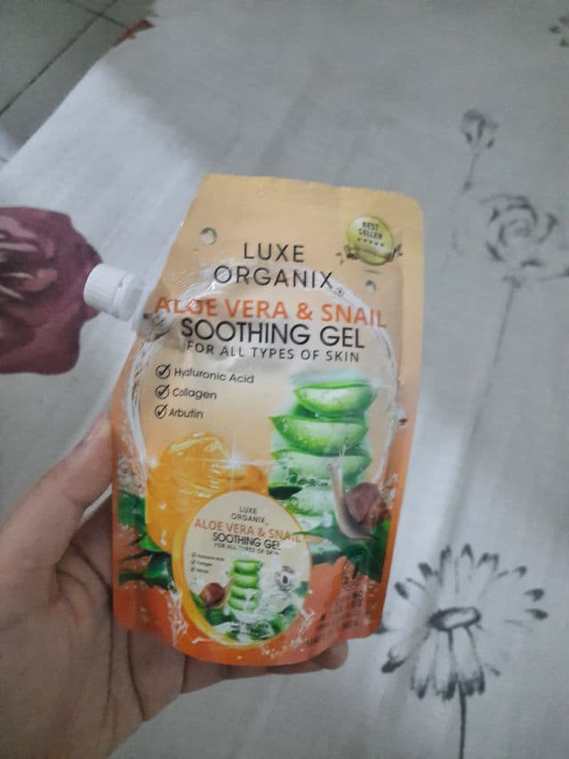 Luxe Organix Aloe Vera and Snail Soothing Gel review photo by chingu