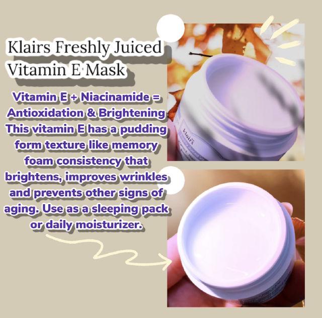 Freshly Juiced Vitamin E Mask product review