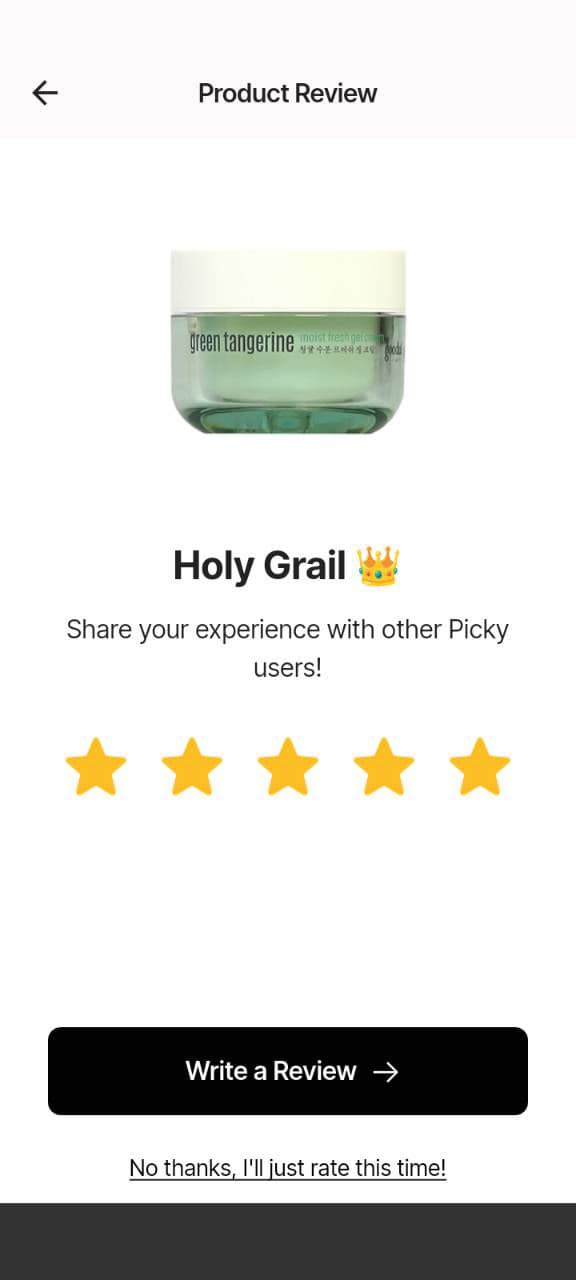 GOODAL Green Tangerine Moist Fresh Gel Cream review photo by Evelyndelacruz