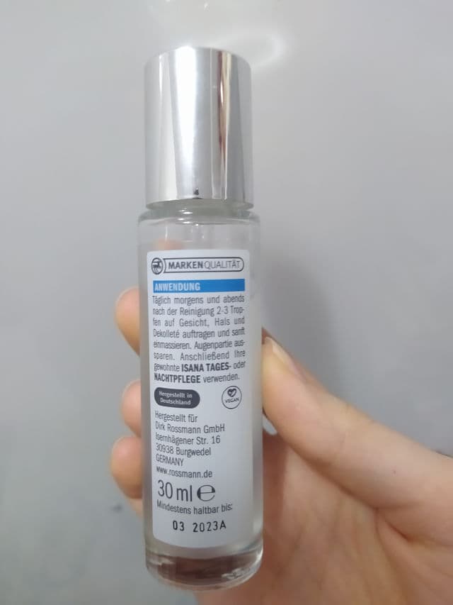 Isana Aktiv Serum Hyaluron Intense review photo by dandannny